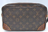 Authentic Louis Vuitton Monogram Marly Dragonne GM M51825 Clutch Bag Junk K5783