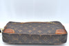 Authentic Louis Vuitton Monogram Marly Dragonne GM M51825 Clutch Bag Junk K5783