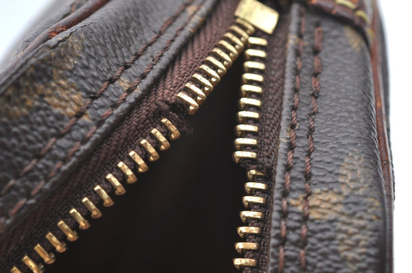 Authentic Louis Vuitton Monogram Marly Dragonne GM M51825 Clutch Bag Junk K5783