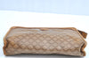 Authentic CELINE Macadam Blason Pattern Clutch Hand Bag PVC Leather Beige K5784