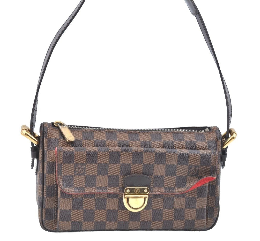 Authentic Louis Vuitton Damier Ravello GM Shoulder Cross Bag N60006 LV K5789
