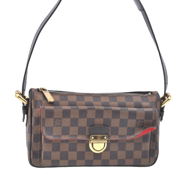 Authentic Louis Vuitton Damier Ravello GM Shoulder Cross Bag N60006 LV K5789