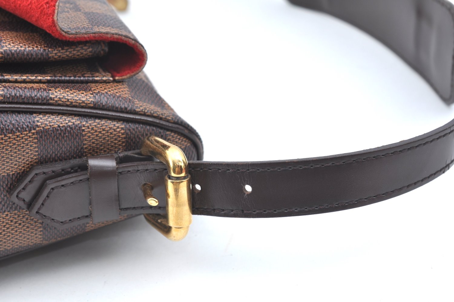 Authentic Louis Vuitton Damier Ravello GM Shoulder Cross Bag N60006 LV K5789