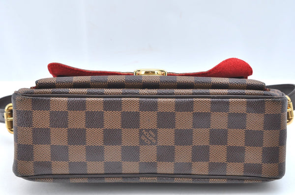 Authentic Louis Vuitton Damier Ravello GM Shoulder Cross Bag N60006 LV K5789