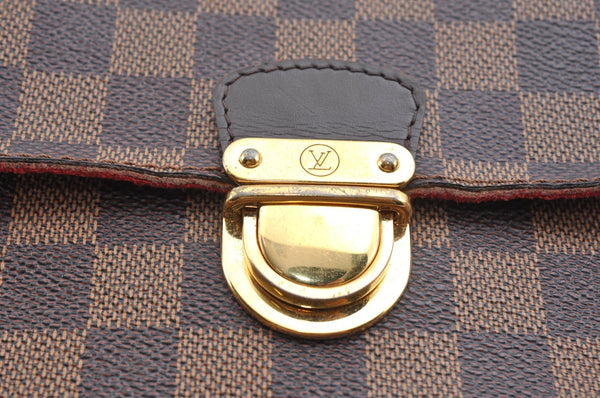 Authentic Louis Vuitton Damier Ravello GM Shoulder Cross Bag N60006 LV K5789