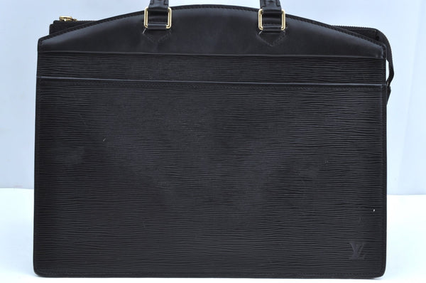 Authentic Louis Vuitton Epi Riviera Hand Bag Black M48182 LV K5795