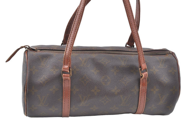 Authentic Louis Vuitton Monogram Papillon 30 Hand Bag Old Model LV K5796