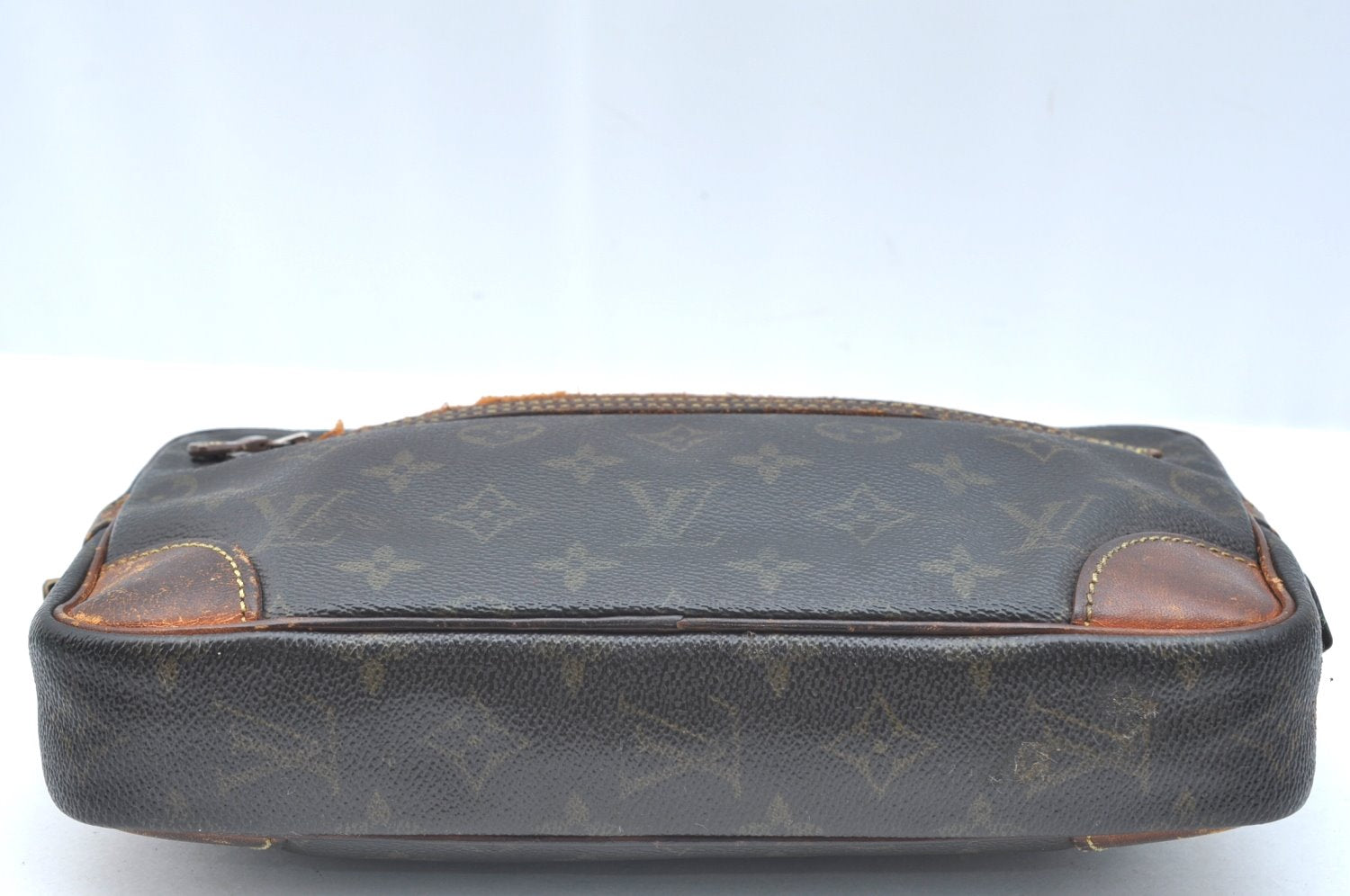 Authentic Louis Vuitton Monogram Marly Dragonne GM M51825 Clutch Bag Junk K5797