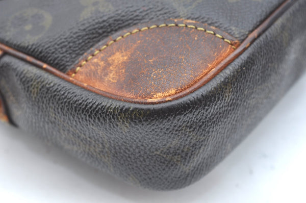 Authentic Louis Vuitton Monogram Marly Dragonne GM M51825 Clutch Bag Junk K5797