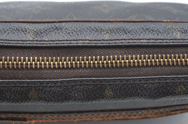 Authentic Louis Vuitton Monogram Marly Dragonne GM M51825 Clutch Bag Junk K5797