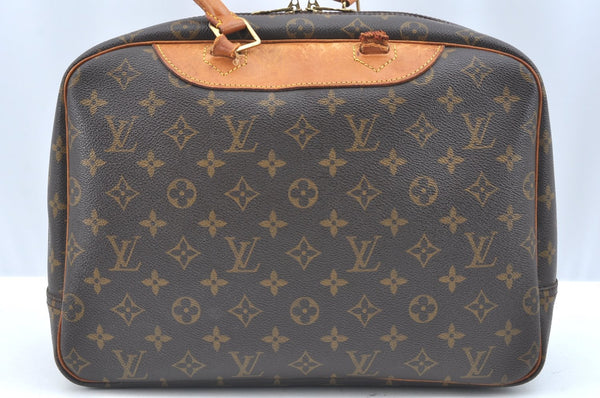 Authentic Louis Vuitton Monogram Deauville Hand Bag M47270 LV Junk K5798