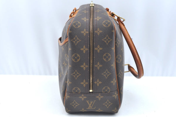 Authentic Louis Vuitton Monogram Deauville Hand Bag M47270 LV Junk K5798