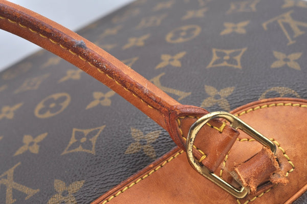 Authentic Louis Vuitton Monogram Deauville Hand Bag M47270 LV Junk K5798