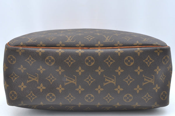 Authentic Louis Vuitton Monogram Deauville Hand Bag M47270 LV Junk K5798