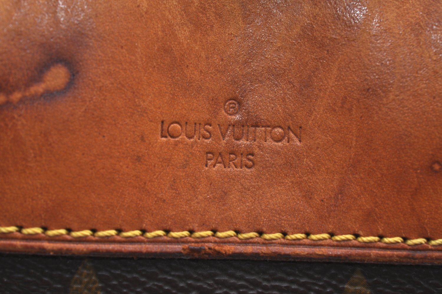 Authentic Louis Vuitton Monogram Deauville Hand Bag M47270 LV Junk K5798