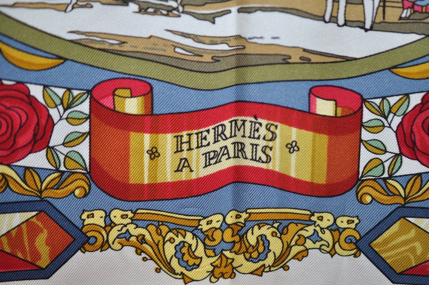 Authentic HERMES Carre 90 Scarf 