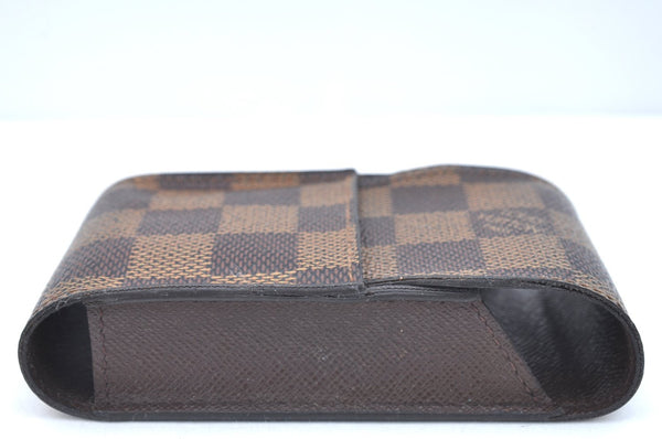 Authentic Louis Vuitton Damier Etui Cigarette Case N63024 LV K5814