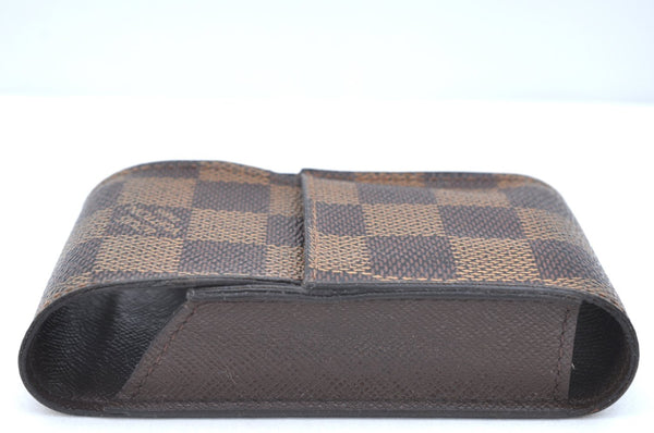 Authentic Louis Vuitton Damier Etui Cigarette Case N63024 LV K5814