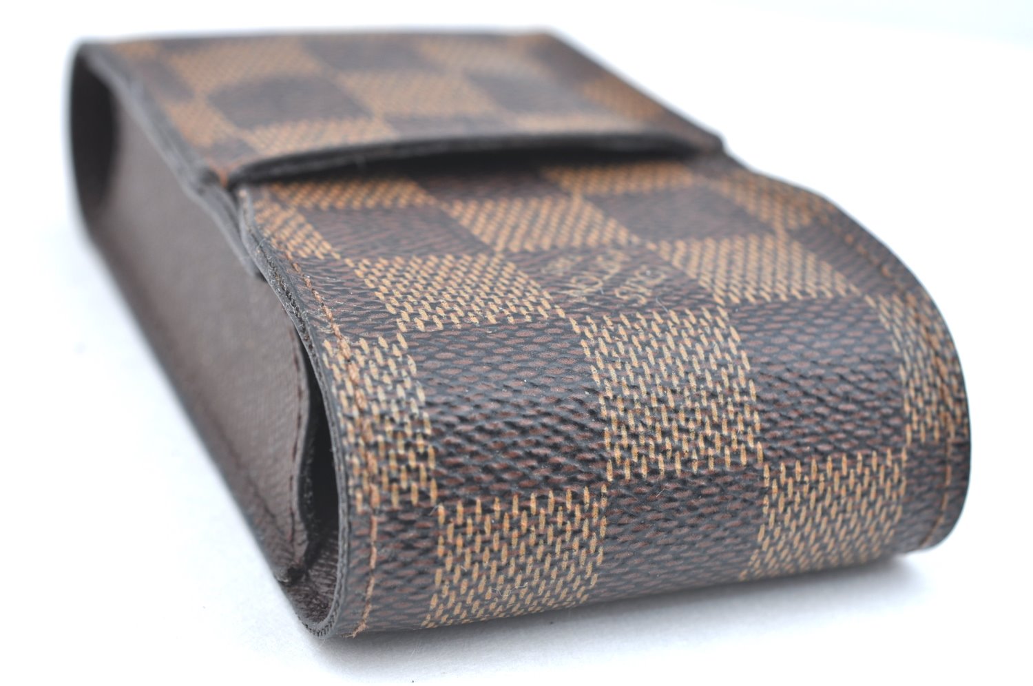 Authentic Louis Vuitton Damier Etui Cigarette Case N63024 LV K5814