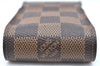 Authentic Louis Vuitton Damier Etui Cigarette Case N63024 LV K5814