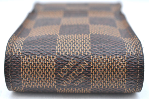 Authentic Louis Vuitton Damier Etui Cigarette Case N63024 LV K5814