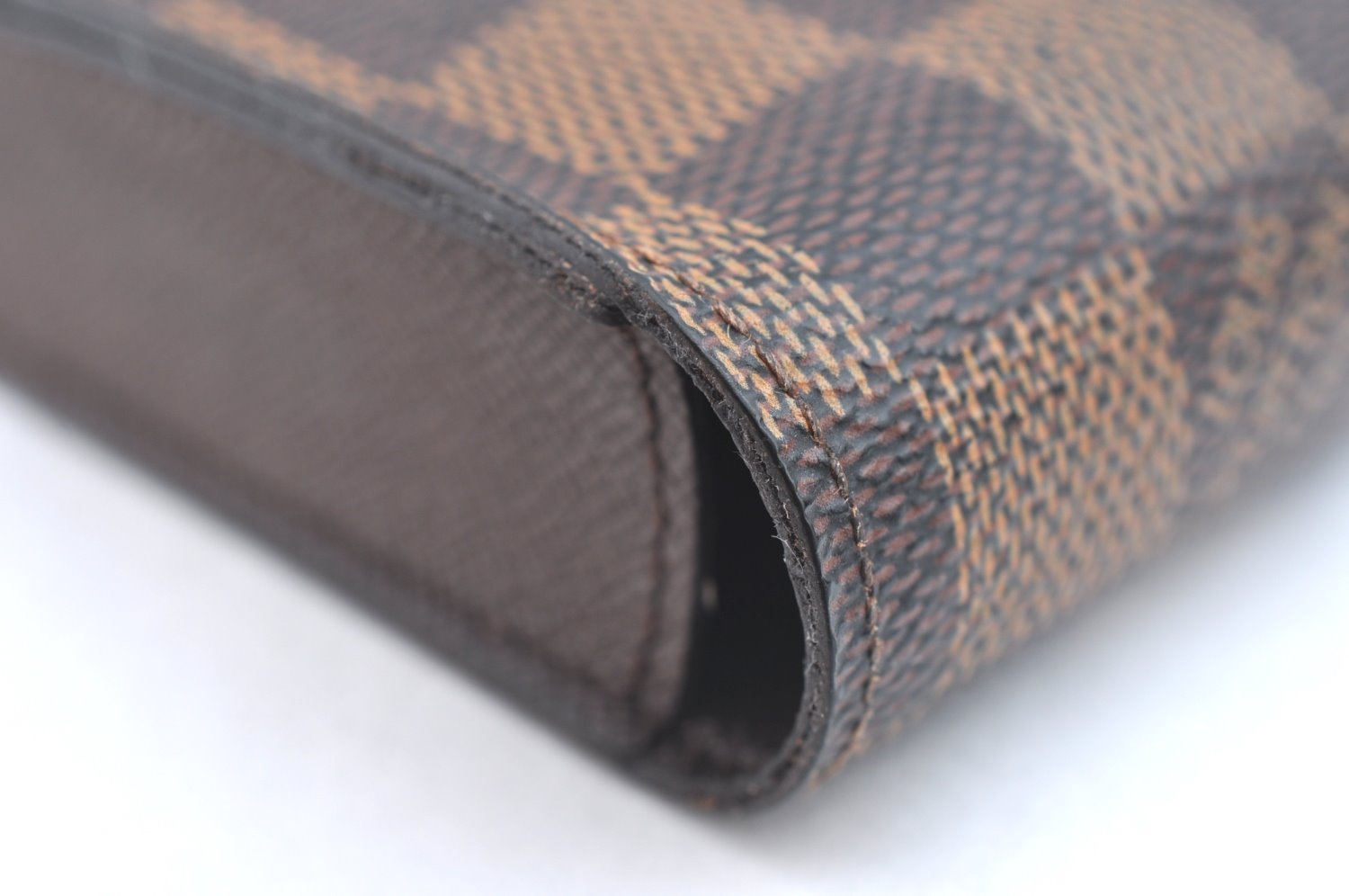 Authentic Louis Vuitton Damier Etui Cigarette Case N63024 LV K5814