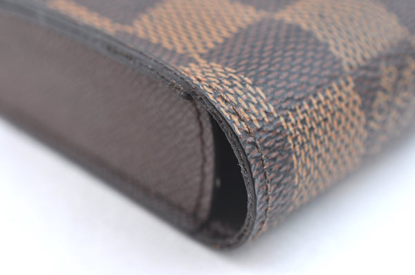 Authentic Louis Vuitton Damier Etui Cigarette Case N63024 LV K5814