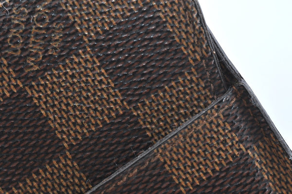 Authentic Louis Vuitton Damier Etui Cigarette Case N63024 LV K5814