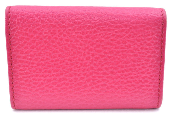 Authentic GUCCI Swing Vintage６Six Hooks Key Case Leather 354499 Pink K5820