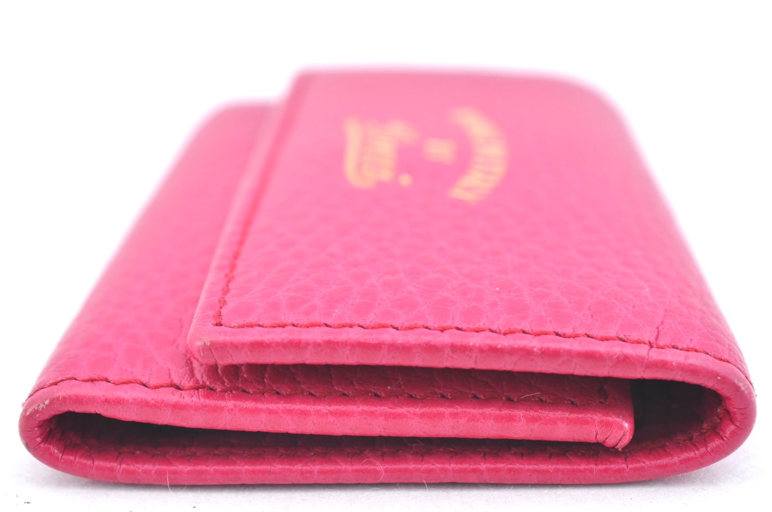 Authentic GUCCI Swing Vintage６Six Hooks Key Case Leather 354499 Pink K5820