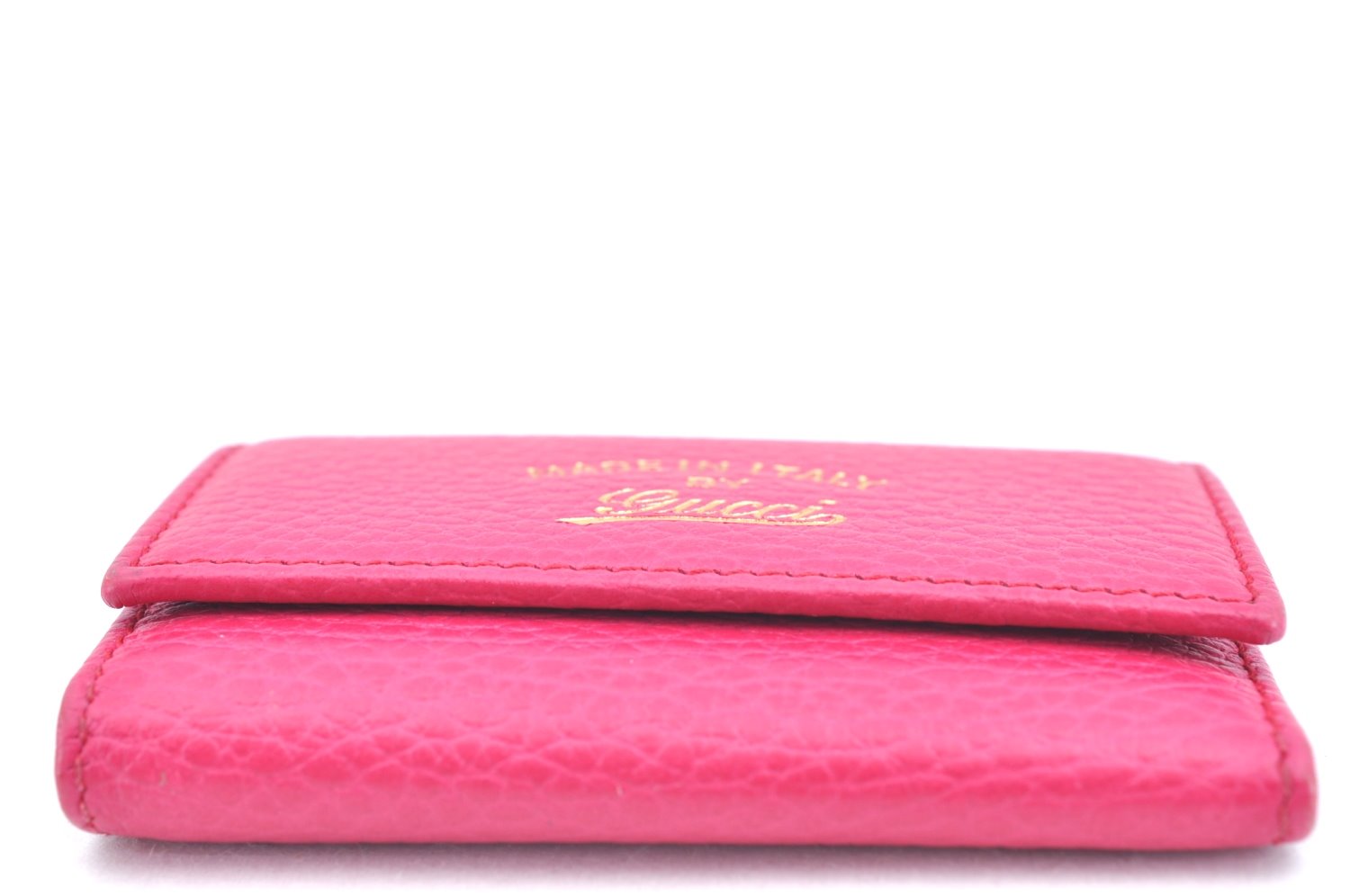 Authentic GUCCI Swing Vintage６Six Hooks Key Case Leather 354499 Pink K5820