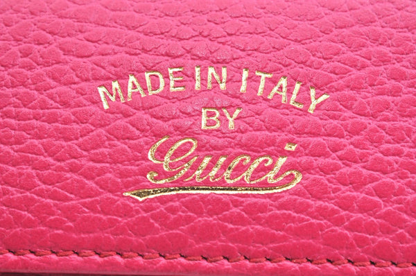 Authentic GUCCI Swing Vintage６Six Hooks Key Case Leather 354499 Pink K5820