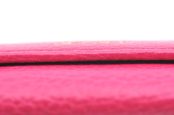 Authentic GUCCI Swing Vintage６Six Hooks Key Case Leather 354499 Pink K5820