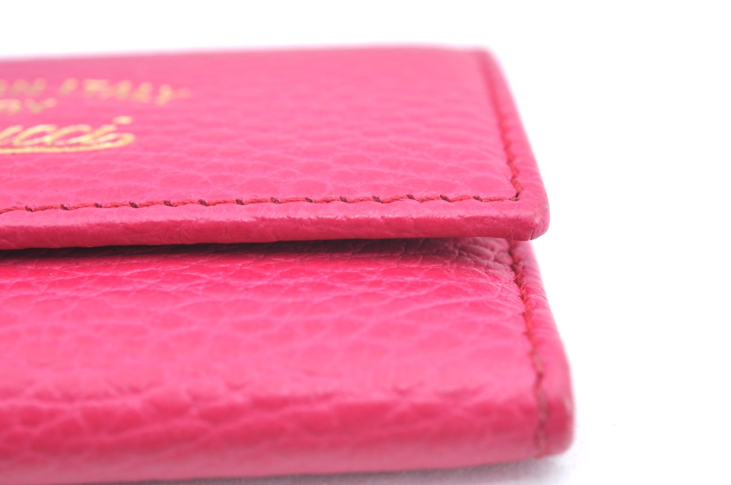 Authentic GUCCI Swing Vintage６Six Hooks Key Case Leather 354499 Pink K5820