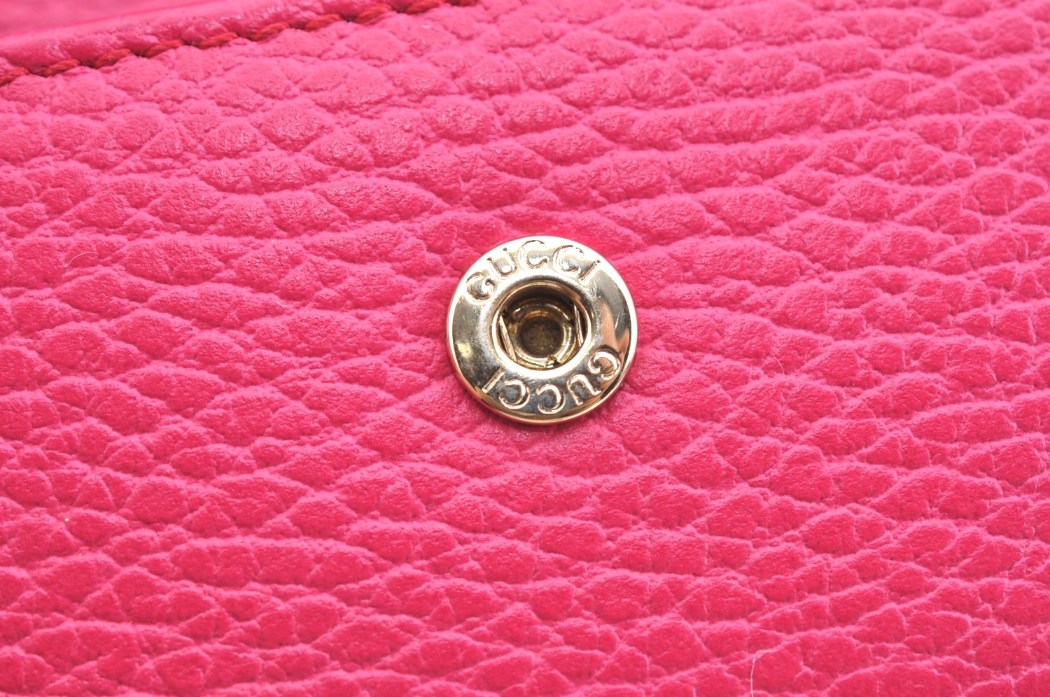 Authentic GUCCI Swing Vintage６Six Hooks Key Case Leather 354499 Pink K5820