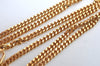 Authentic Christian Dior Gold Tone Chain Necklace CD K5822