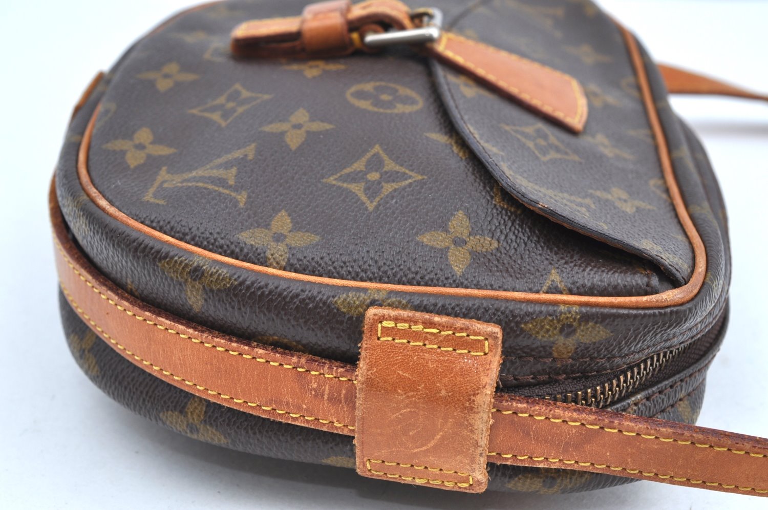 Auth Louis Vuitton Monogram Jeune Fille PM Shoulder Cross Bag Old Model LV K5827