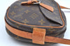 Auth Louis Vuitton Monogram Jeune Fille PM Shoulder Cross Bag Old Model LV K5827
