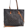 Authentic Louis Vuitton Monogram Cabas Mezzo Shoulder Tote Bag M51151 Junk K5828
