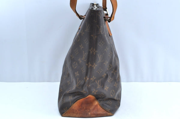 Authentic Louis Vuitton Monogram Cabas Mezzo Shoulder Tote Bag M51151 Junk K5828