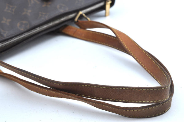 Authentic Louis Vuitton Monogram Cabas Mezzo Shoulder Tote Bag M51151 Junk K5828