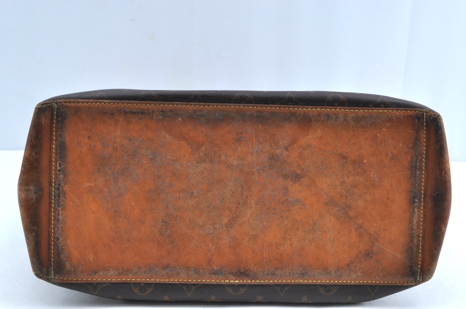 Authentic Louis Vuitton Monogram Cabas Mezzo Shoulder Tote Bag M51151 Junk K5828