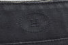 Authentic HERMES Bolide PM Pouch Purse Canvas Leather Black K5830