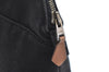 Authentic HERMES Bolide PM Pouch Purse Canvas Leather Black K5830