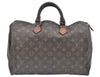 Authentic Louis Vuitton Monogram Speedy 35 Hand Boston Bag M41524 LV Junk K5831