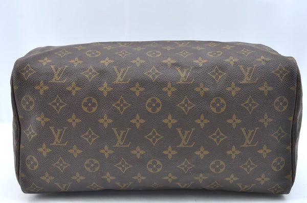 Authentic Louis Vuitton Monogram Speedy 35 Hand Boston Bag M41524 LV Junk K5831