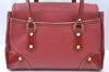 Authentic Louis Vuitton Suhali Rapsolu Shoulder Hand Bag Red M95849 LV K5833