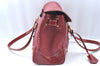 Authentic Louis Vuitton Suhali Rapsolu Shoulder Hand Bag Red M95849 LV K5833