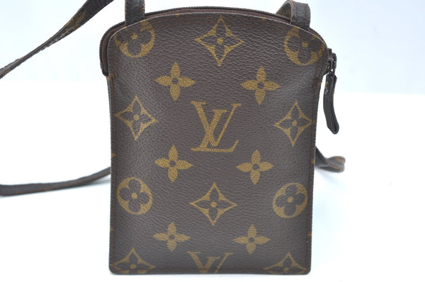 Authentic Louis Vuitton Monogram Pochette Secret M45484 Shoulder Bag Pouch K5835