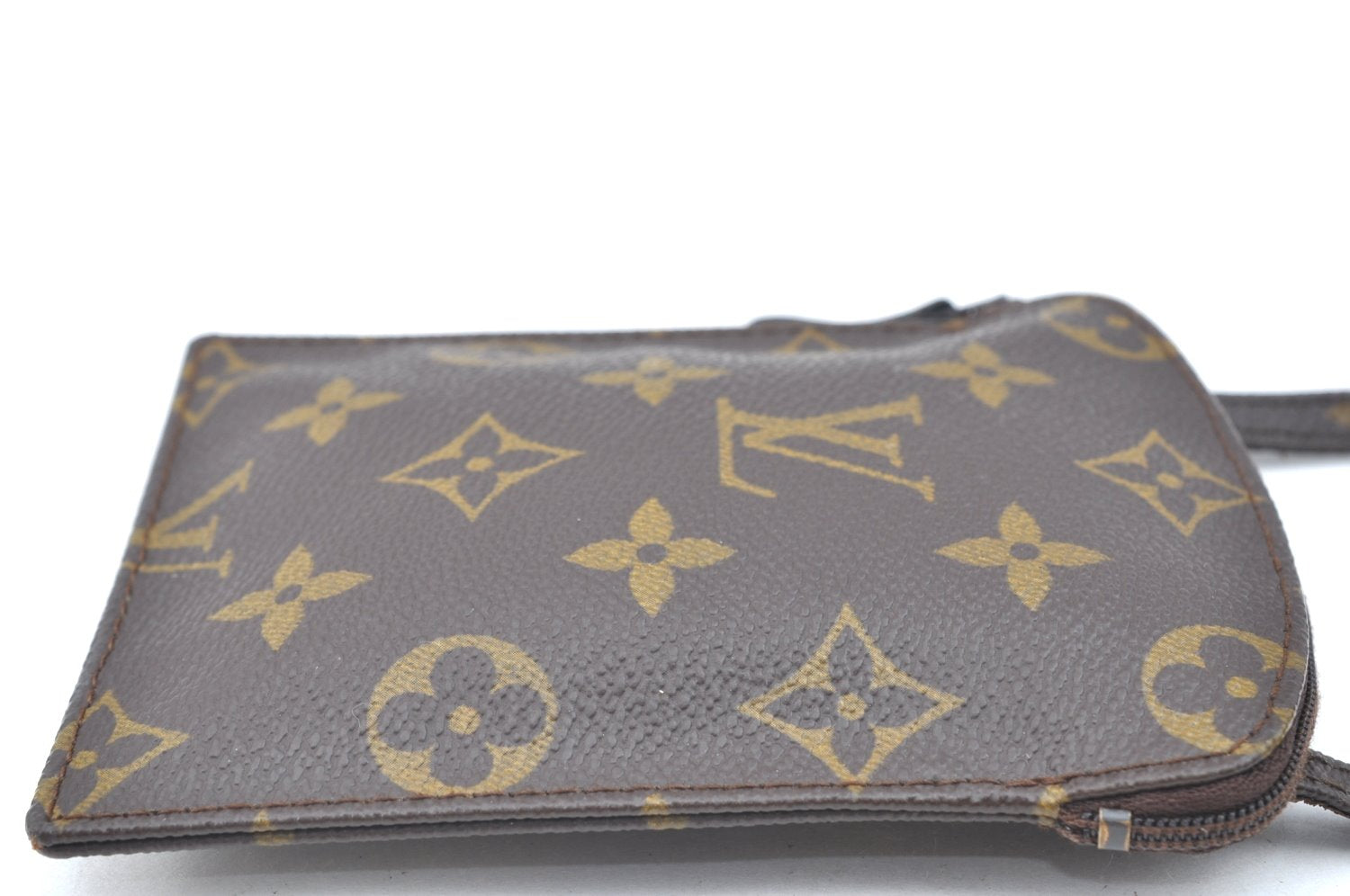 Authentic Louis Vuitton Monogram Pochette Secret M45484 Shoulder Bag Pouch K5835